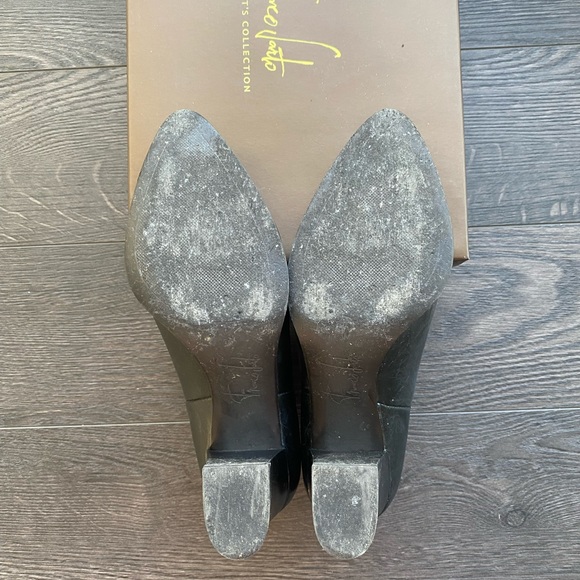 Franco Sarto - black heeled booties - size 6.5 - Picture 5 of 5